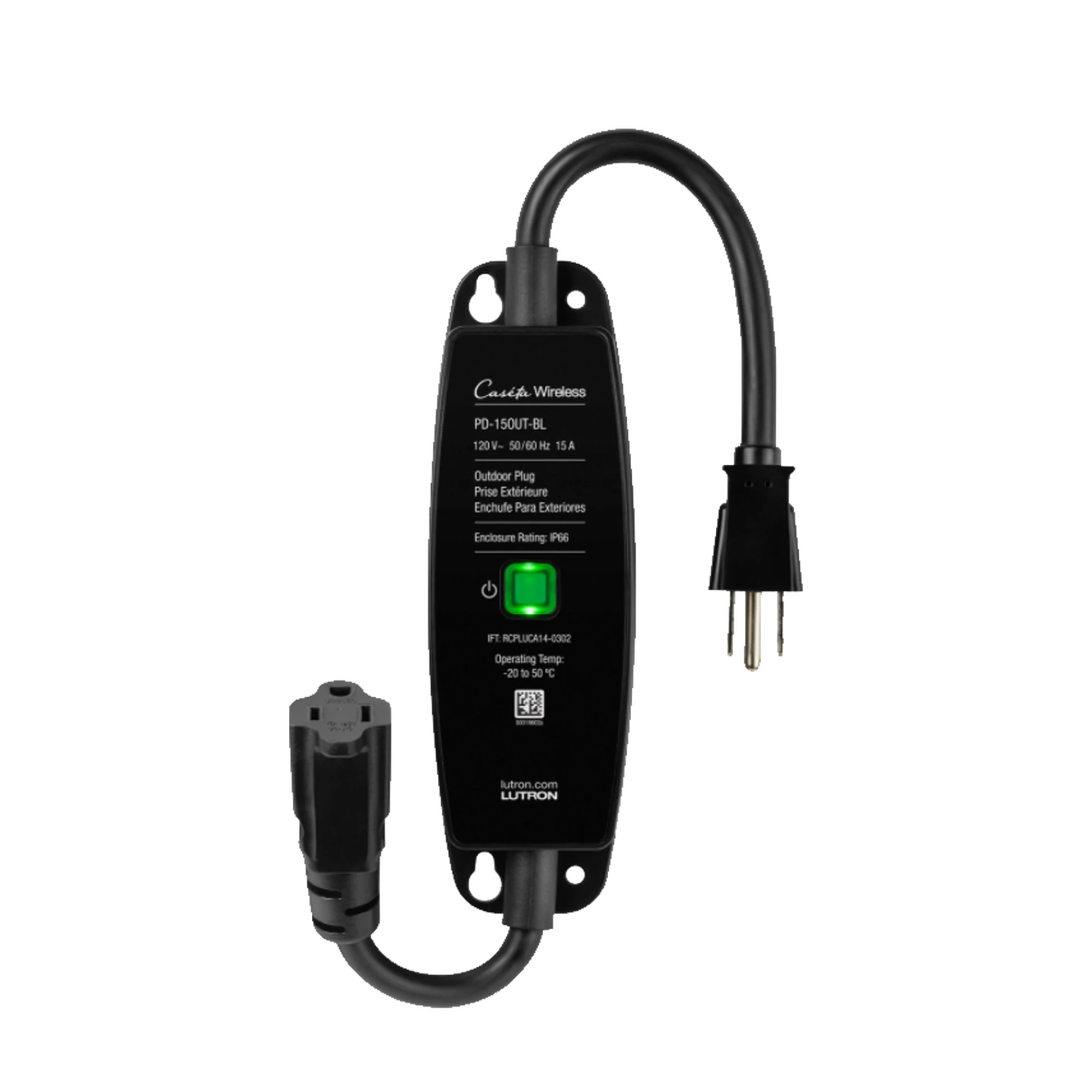 (CASETA WIRELESS) PLUGIN INTERRUPTOR ON/OFF PARA USO EN EXTERIOR INTEMPERIE IP66, INALÁMBRICO. 15A /120V-Iluminación-LUTRON CASETA WIRELESS-Bsai Seguridad & Controles