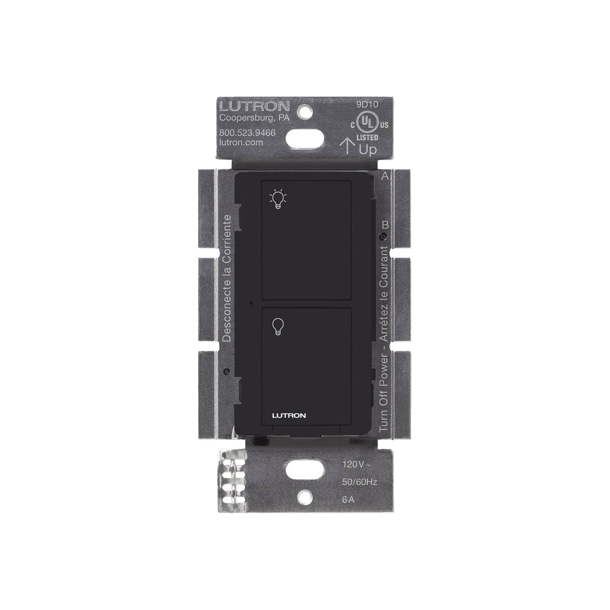 (CASETA WIRELESS) INTERRUPTOR INTELIGENTE ON/OFF, REQUIERE CABLE NEUTRO. 6A, /120V-Automatización - Casa Inteligente-LUTRON CASETA WIRELESS-Bsai Seguridad & Controles