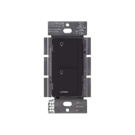 (CASETA WIRELESS) INTERRUPTOR INTELIGENTE ON/OFF, REQUIERE CABLE NEUTRO. 6A, /120V-Automatización - Casa Inteligente-LUTRON ELECTRONICS-PD6ANSBL-Bsai Seguridad & Controles