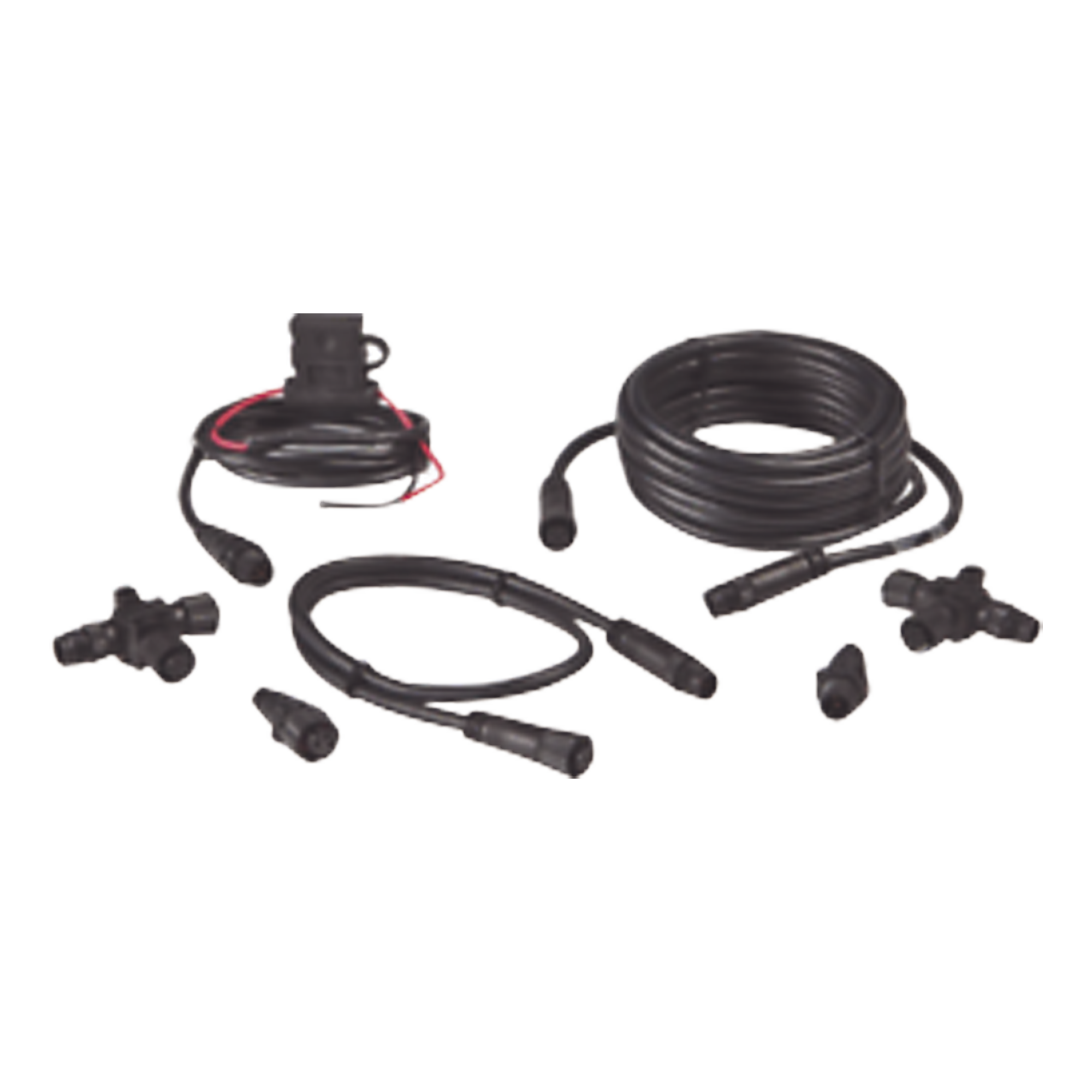 KIT DE CONEXIÓN NMEA 2000® / INCLUYE CABLES DE EXTENSIÓN 0.61 M Y 4.55 M / 2 CONECTORES T / 2 TERMINADORES DE RED / CABLE DE ALIMENTACIÓN 0.6 M
