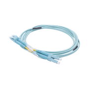 JUMPER DE FIBRA ÓPTICA MULTIMODO OM3 50/125 LC-LC OFNR (RISER), 2.0 MM, DÚPLEX, AQUA, 2 METROS-Jumpers y Pigtails-LINKEDPRO BY EPCOM-Bsai Seguridad & Controles