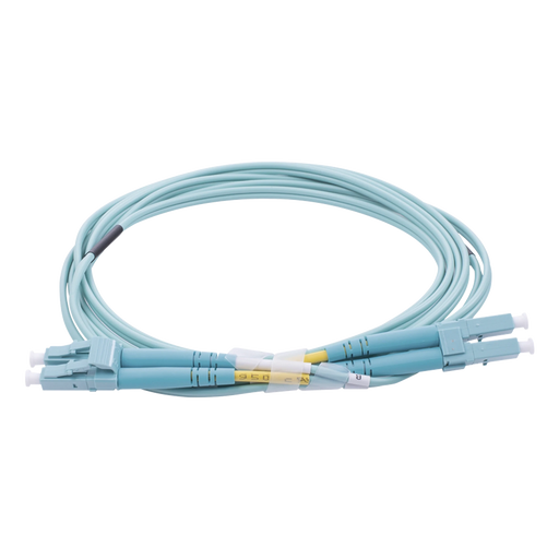 JUMPER DE FIBRA ÓPTICA MULTIMODO OM4 50/125 LC-LC OFNR (RISER), 2.0 MM, DÚPLEX, AQUA, 2 METROS-Fibra Óptica-LINKEDPRO BY EPCOM-LP-FOM4-LCLC-R02-Bsai Seguridad & Controles