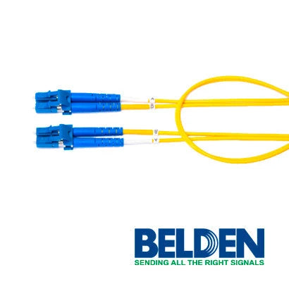 JUMPER DE FIBRA OPTICA BELDEN FPSLDLD003M FORRO PVC COLOR AMARILLO FLAMABILIDAD OFNR RISER TIPO DE FIBRA MONOMODO OS2 9/125 MICRAS CONECTORES LC DUPLEX - LC DUPLEX LONGITUD 3 METROS APLICACIONES ADECUADAS ADECUADAS CENTROS DE DATOS SALAS DE EQUIPOS PRI...-Cable de Fibra Optica-BELDEN-Bsai Seguridad & Controles