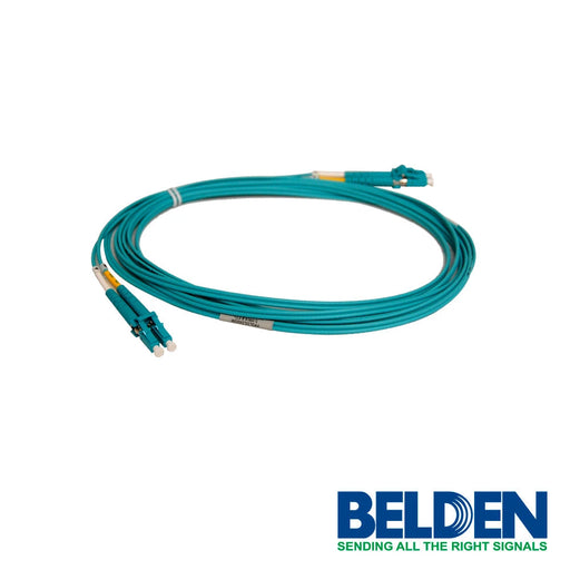 JUMPER DE FIBRA OPTICA BELDEN FP3LDLD003M FORRO PVC COLOR AQUA FLAMABILIDAD OFNR RISER TIPO DE FIBRA MULTIMODO OM3 50/125 MICRAS CONECTORES LC DUPLEX - LC DUPLEX LONGITUD 3 METROS APLICACIONES ADECUADAS ADECUADAS CENTROS DE DATOS SALAS DE EQUIPOS PRINC...-Cable de Fibra Optica-BELDEN-FP3LDLD003M-Bsai Seguridad & Controles