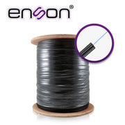 CABLE DE FIBRA OPTICA DROP MONO MODO DE 1000M ENSON ENS-DF1COS2 1 HILO 9/125 MICRAS OS2 IDEAL PARA GPON USO INTERIOR-Cable de Fibra Optica-ENSON-Bsai Seguridad & Controles