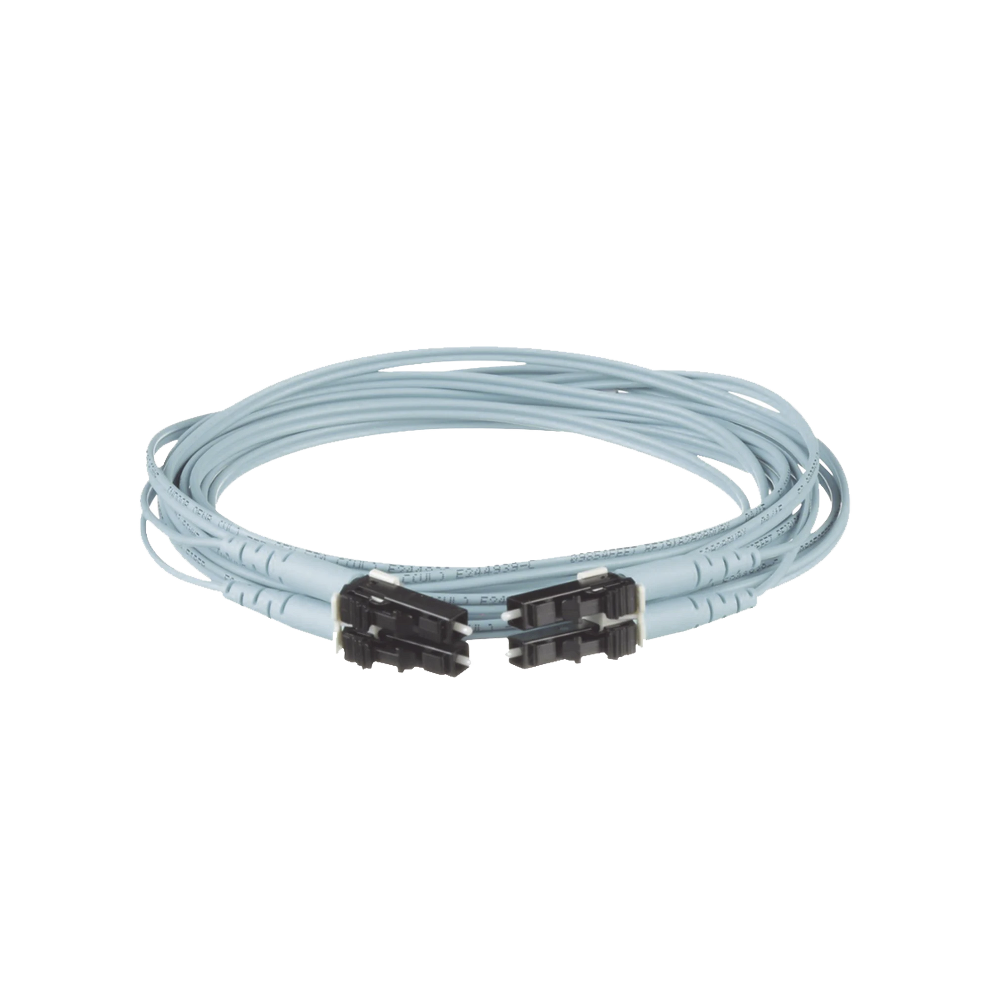 JUMPER DE FIBRA OPTICA MULTIMODO 50/125 OM3, LC-LC DUPLEX, OFNR (RISER), COLOR AQUA, 7 METROS-Jumpers y Pigtails-PANDUIT-Bsai Seguridad & Controles