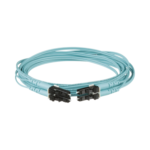 JUMPER DE FIBRA OPTICA MULTIMODO 50/125 OM3, LC-LC DUPLEX, OFNR (RISER), COLOR AQUA, 9 METROS-Jumpers y Pigtails-PANDUIT-FX2ERLNLNSNM009-Bsai Seguridad & Controles