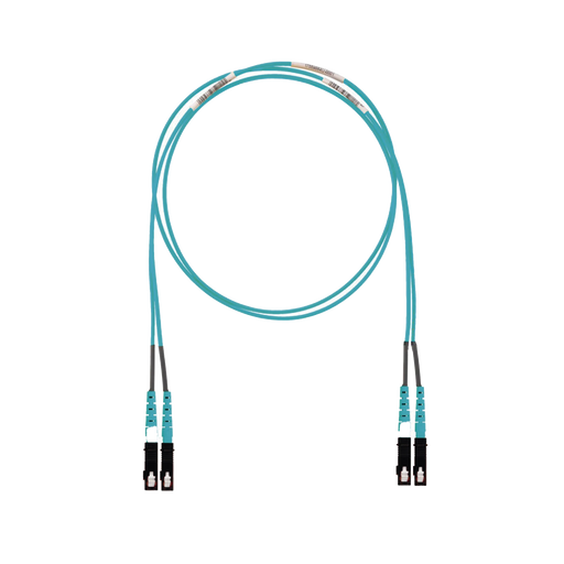 JUMPER DE FIBRA OPTICA MULTIMODO 50/125 OM3, SC-SC DUPLEX, LSZH (CERO HALÓGENOS), COLOR AQUA, 8 METROS-Fibra Óptica-PANDUIT-Bsai Seguridad & Controles