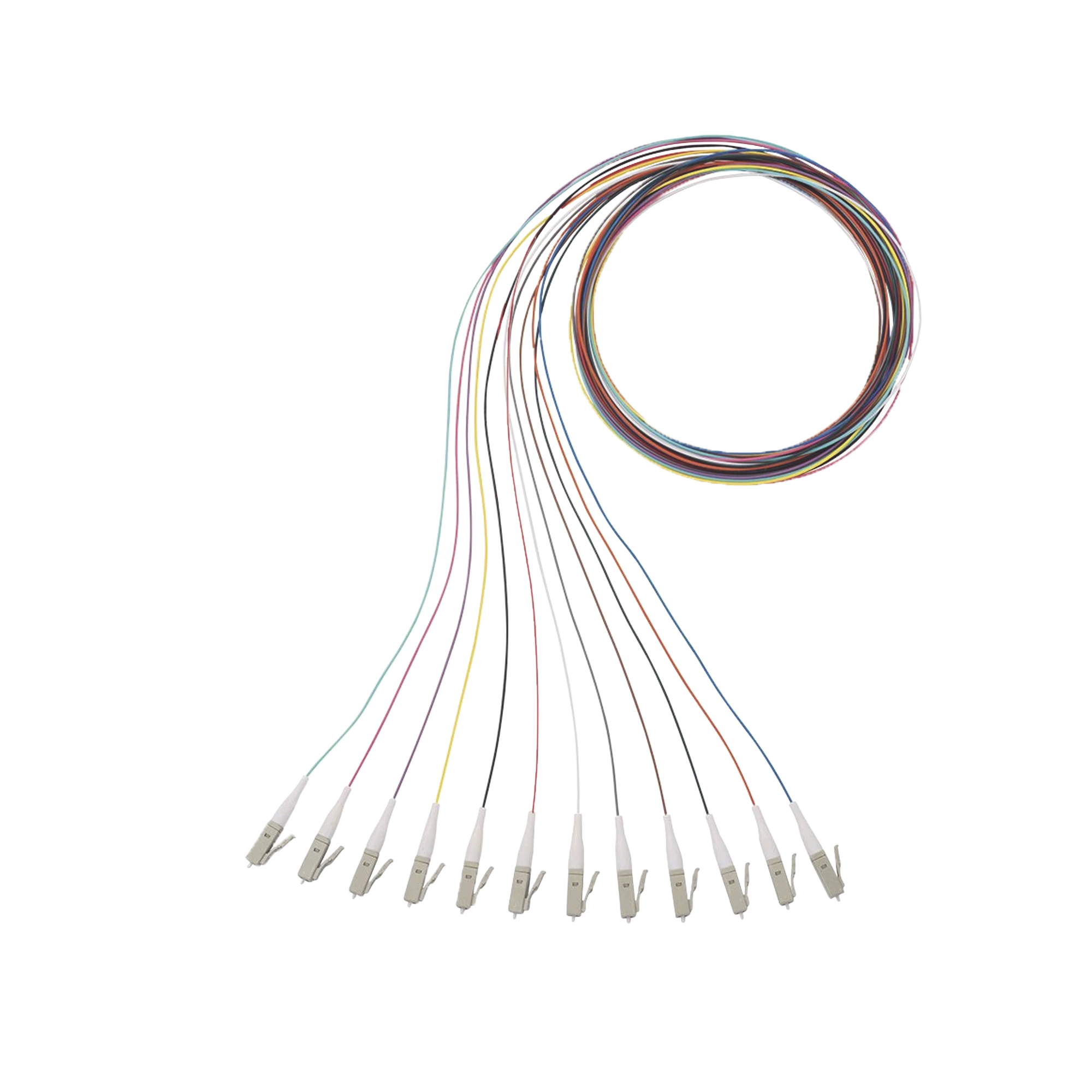 KIT DE 12 PIGTAILS CON CONECTOR LC, MULTIMODO 50/125 OM4, 900UM, DE 1 METRO-Jumpers y Pigtails-PANDUIT-Bsai Seguridad & Controles