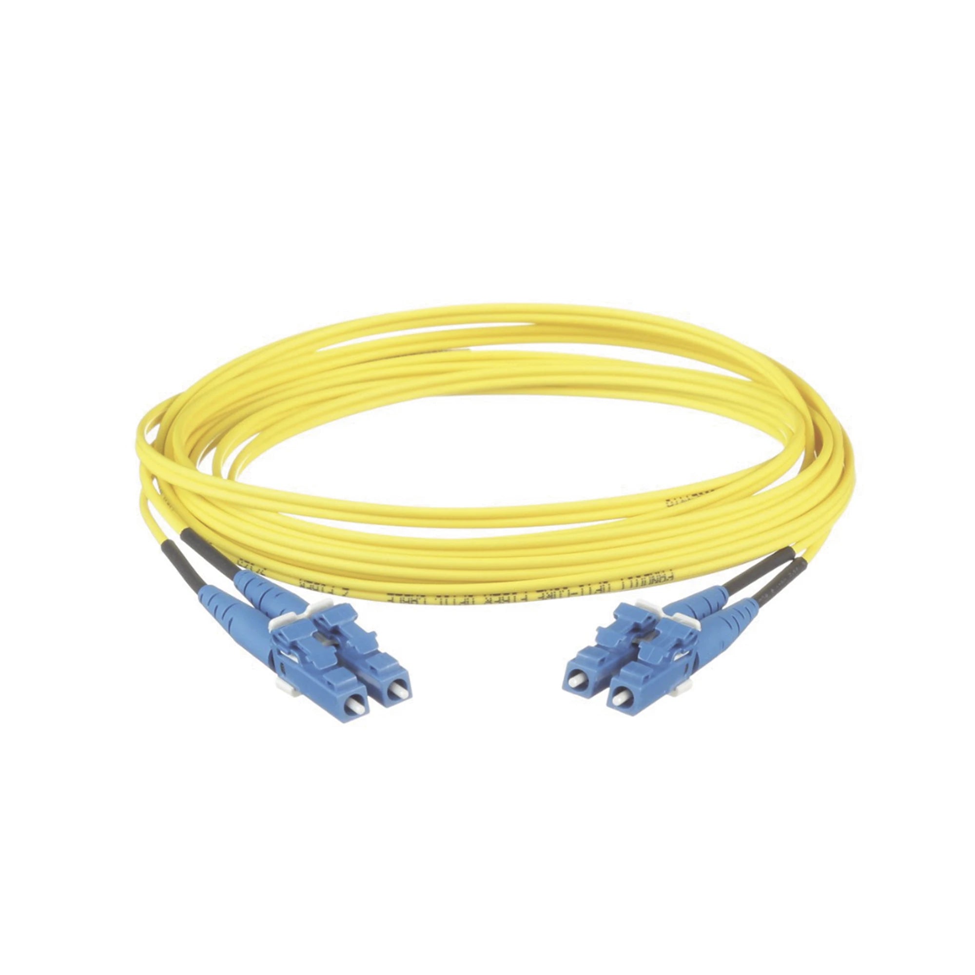 JUMPER DE FIBRA OPTICA MONOMODO 9/125 OS2, LC-LC DUPLEX, LSZH, COLOR AMARILLO, 1 METRO-Fibra Óptica-PANDUIT-Bsai Seguridad & Controles