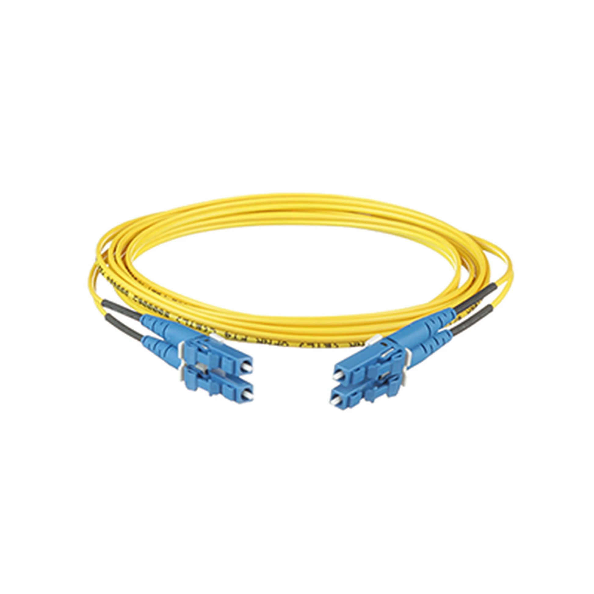 JUMPER DE FIBRA OPTICA MONOMODO 9/125 OS2, LC-LC DUPLEX, OFNR (RISER), COLOR AMARILLO, 13 METROS-Jumpers y Pigtails-PANDUIT-Bsai Seguridad & Controles