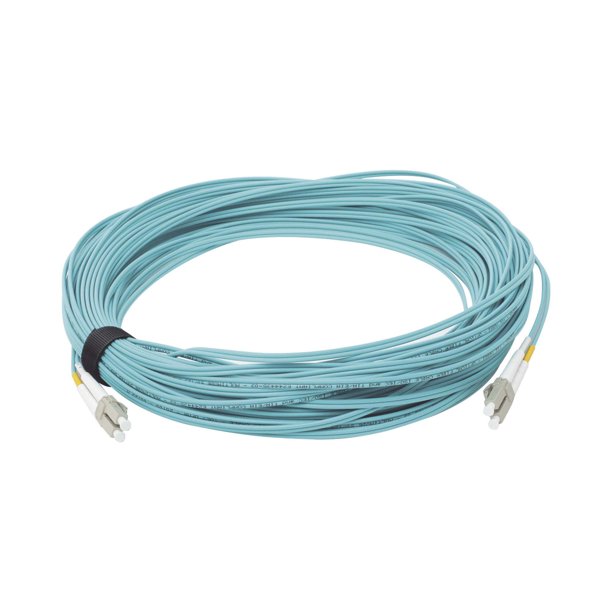 JUMPER DE FIBRA ÓPTICA MULTIMODO 50/125 XGLO OM3, LC-LC DUPLEX, OFNR, COLOR AQUA, 30 METROS-Jumpers y Pigtails-SIEMON-Bsai Seguridad & Controles