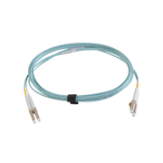 JUMPER DE FIBRA ÓPTICA MULTIMODO 50/125 XGLO OM3, LC-LC DUPLEX, OFNR, COLOR AQUA, 5 METROS-Fibra Óptica-SIEMON-Bsai Seguridad & Controles