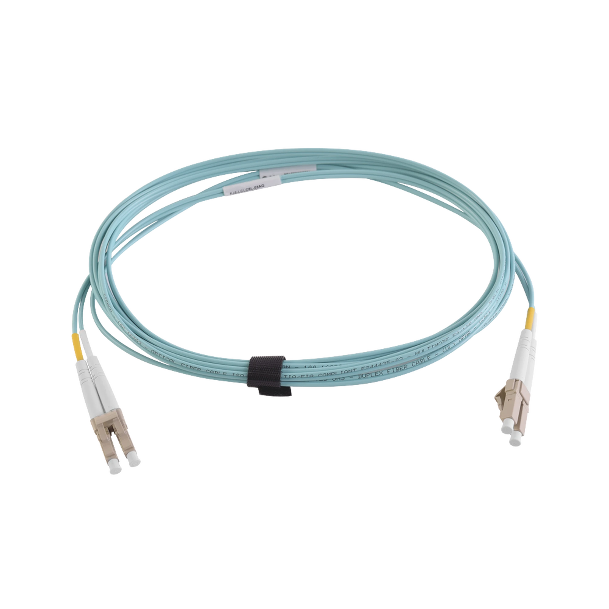 JUMPER DE FIBRA ÓPTICA MULTIMODO 50/125 XGLO OM4, LC-LC DUPLEX, OFNR, COLOR AQUA, 1 METRO-Fibra Óptica-SIEMON-Bsai Seguridad & Controles