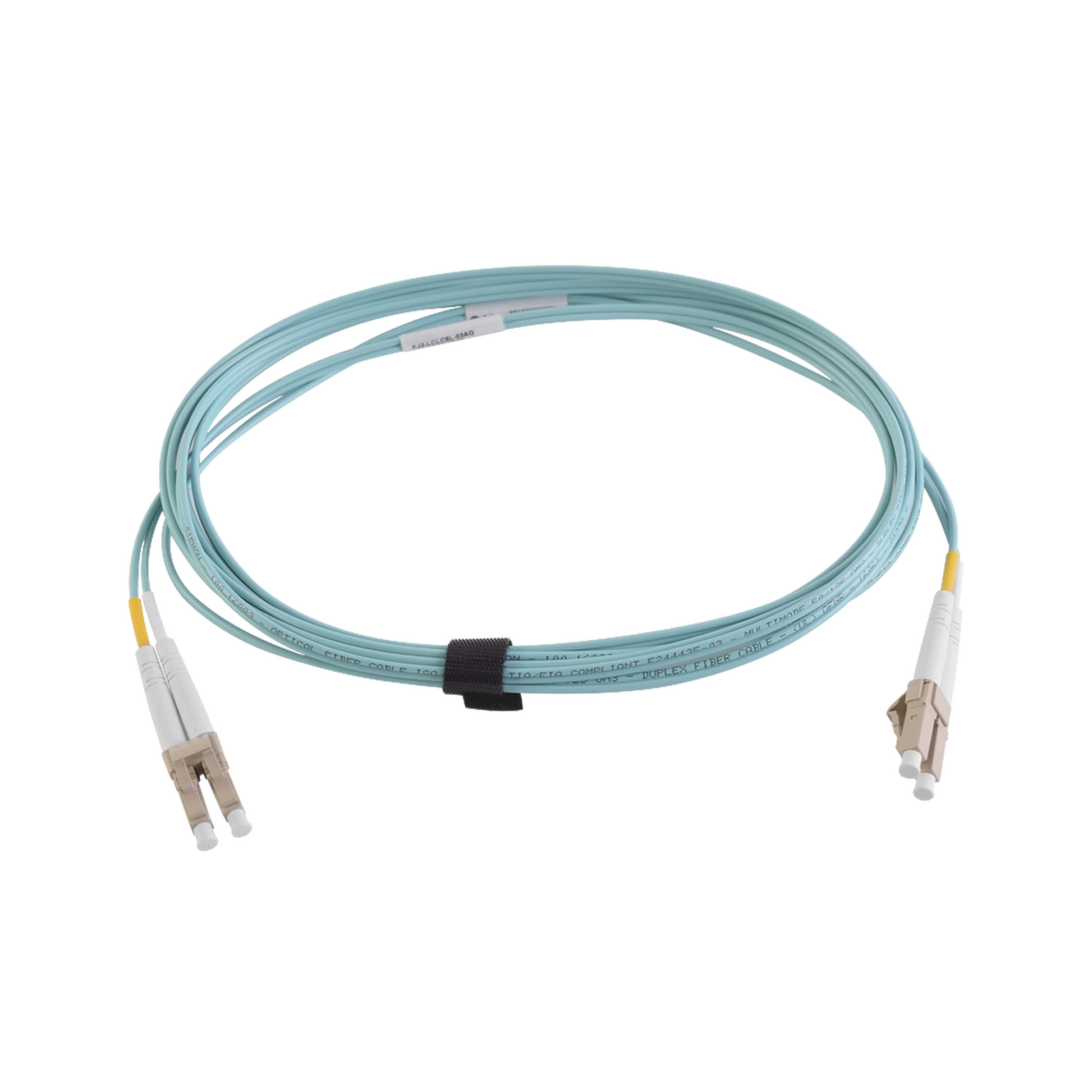 JUMPER DE FIBRA ÓPTICA MULTIMODO 50/125 XGLO OM4, LC-LC DUPLEX, OFNR, COLOR AQUA, 7 METROS-Fibra Óptica-SIEMON-Bsai Seguridad & Controles