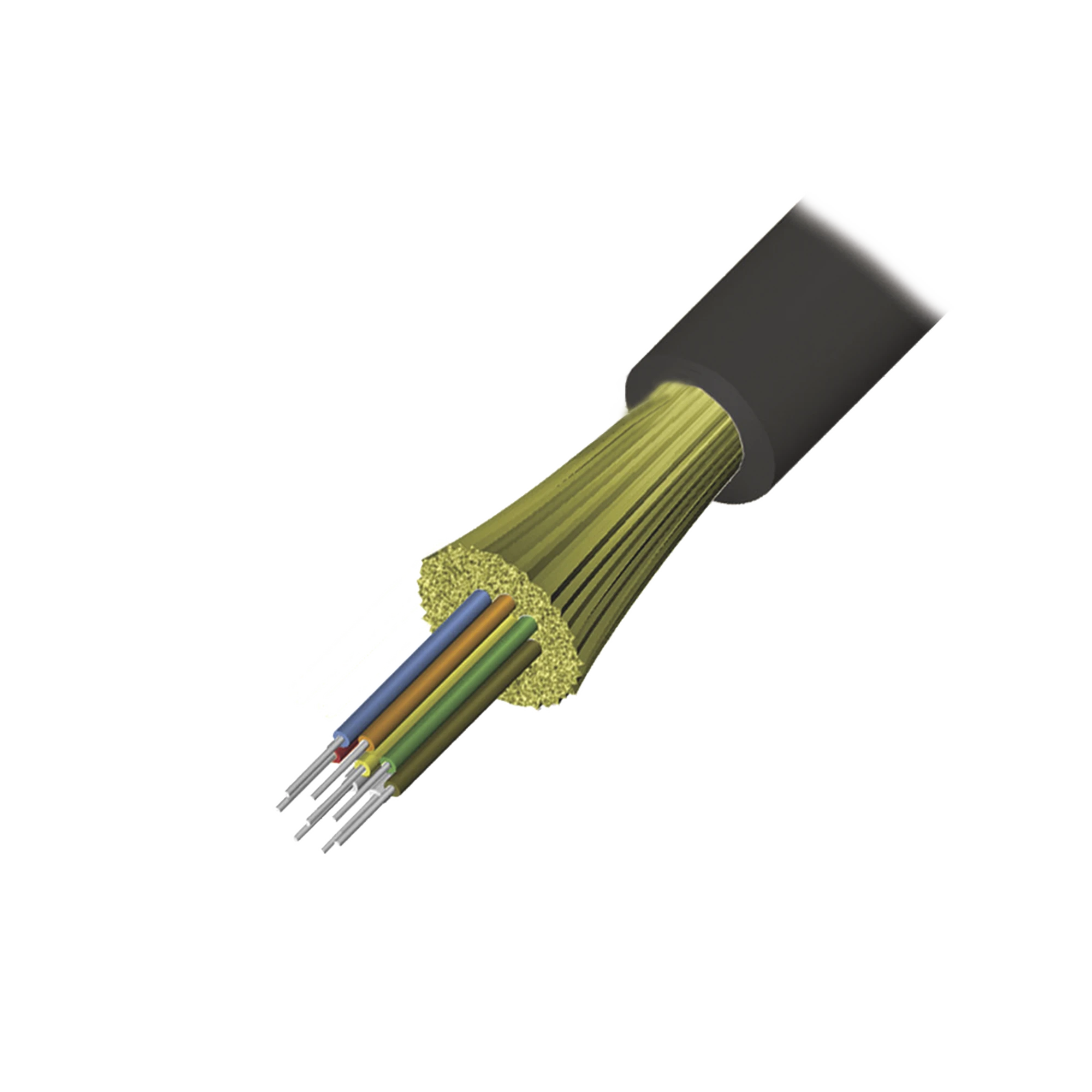 CABLE DE FIBRA ÓPTICA DE 4 HILOS, INTERIOR/EXTERIOR, LOOSE TUBE, NO CONDUCTIVA (DIELÉCTRICA), LS0H, MONOMODO OS1/OS2 9/125, 1 METRO-Fibra Óptica-SIEMON-Bsai Seguridad & Controles