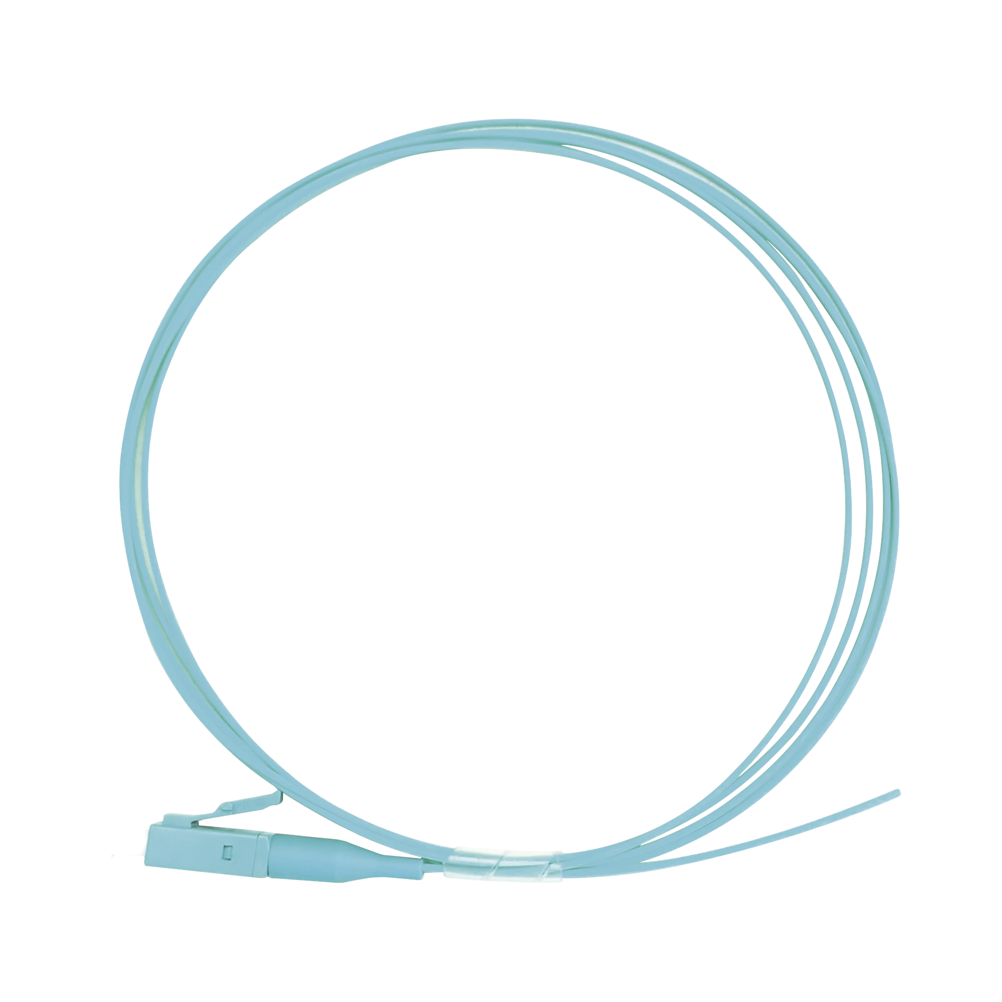 PIGTAIL DE FIBRA ÓPTICA SIMPLEX LC, PVC, OM3 50/125, AQUA, 1 METRO-Jumpers y Pigtails-LINKEDPRO BY EPCOM-Bsai Seguridad & Controles