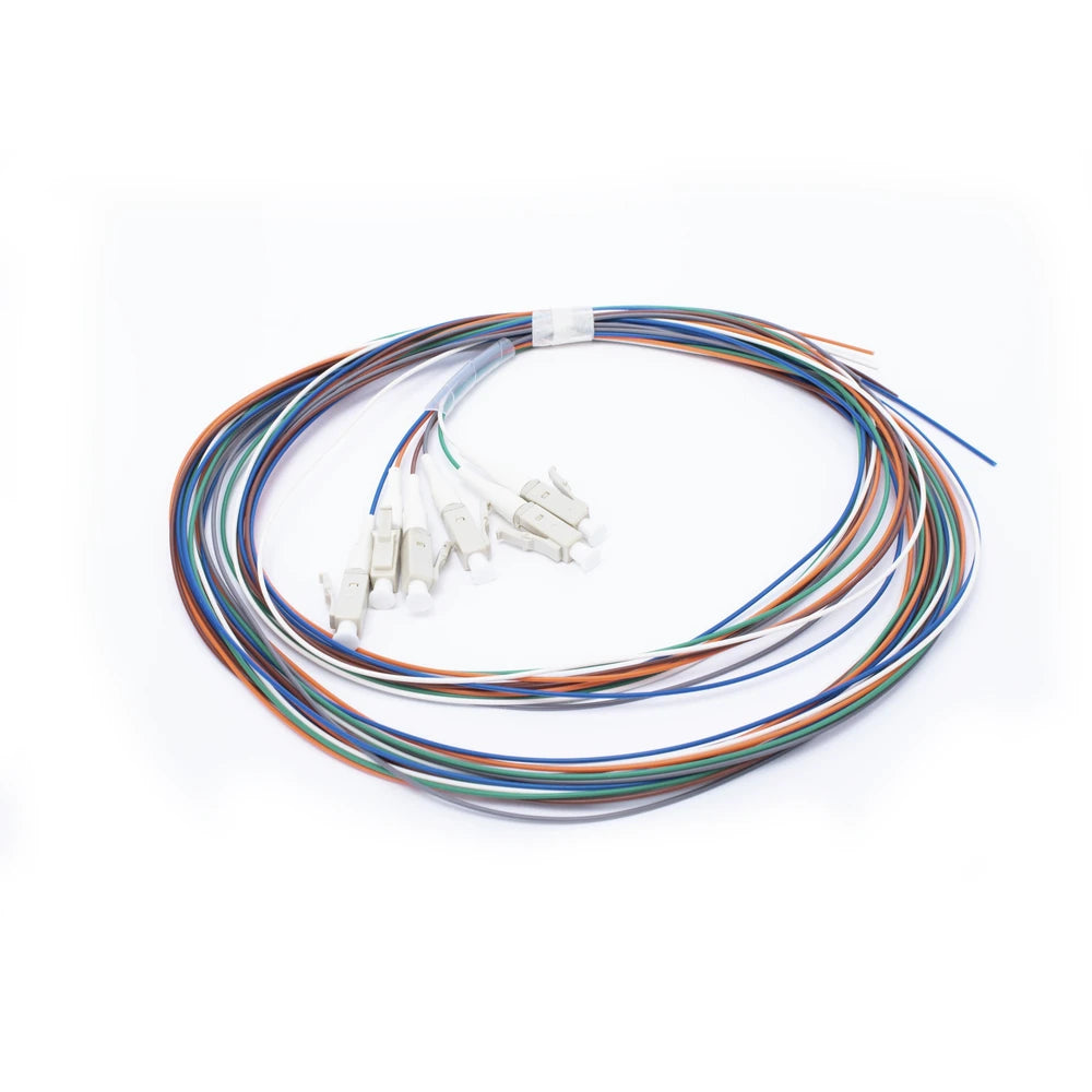 KIT DE 6 PIGTAILS LC MULTIMODO OM3 50/125, CONECTORES BEIGE, 2 METROS-Jumpers y Pigtails-LINKEDPRO BY EPCOM-Bsai Seguridad & Controles