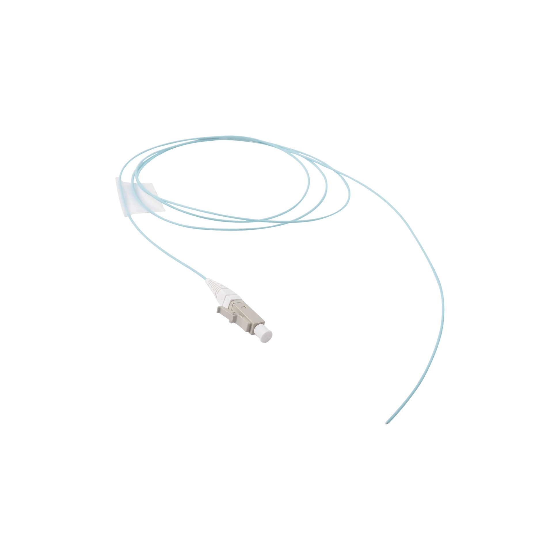 PIGTAIL DE FIBRA ÓPTICA LC SIMPLEX, MULTIMODO OM3 XGLO 50/125, LS0H, COLOR AQUA, 1 METRO-Fibra Óptica-SIEMON-Bsai Seguridad & Controles