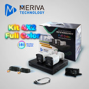 KIT 4X2 MERIVA TECHNOLOGY MFC4002KIT INCLUYE 1 DVR MXVR-4004A 4CH 1080P-LITE SOPORTA AUDIO SOBRE COAXIAL O UTP + 2 CÁMARAS HD MERIVA TECHNOLOGY BULLET 1080P 2.8MM TECNOLOGÍA FULL COLOR / MICRÓFONO INTEGRADO / CARCASA METÁLICA / IP67 / 12VCD MFC-2022A...-Kits Cámaras de Seguridad-MERIVA TECHNOLOGY-Bsai Seguridad & Controles