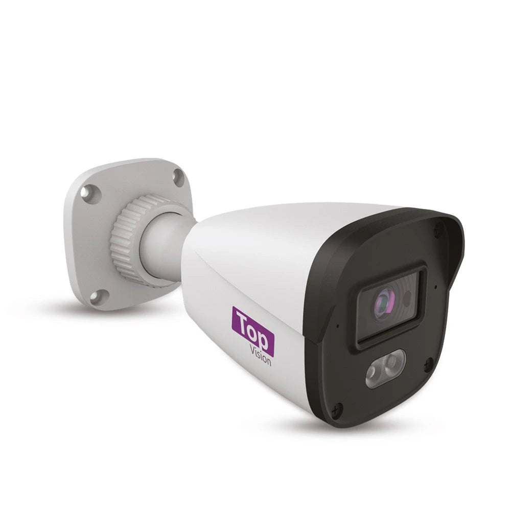 CÁMARA HD BULLET TOPVISION TBFC500A AHD / TVI / CVI /SD / 5 MP / 3.6 MM / 20 M LUZ CÁLIDA / MICRÓFONO INTEGRADO / IP67 / COC / CARCASA PLÁSTICA / 12VDC IMAGEN A COLOR 24X7 AUDIO POR COAXIAL O UTP-C&aacute;maras HD-TOPVISION POWERED BY MERIVA-Bsai Seguridad & Controles