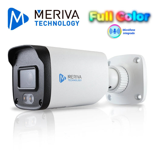 CAMARA HD BULLET MERIVA TECHNOLOGY MFC-2202A AHD / TVI / CVI /SD / 2MP / 2.8MM / 30M IR / MICROFONO INTEGRADO / IP67 / COC / CARCASA METALICA / 12VDC MERIVA REAL SCENE SERIES IMAGEN A COLOR 24X7 AUDIO POR COAXIAL O UTP-Cámaras-MERIVA TECHNOLOGY-MFC-2202A-Bsai Seguridad & Controles