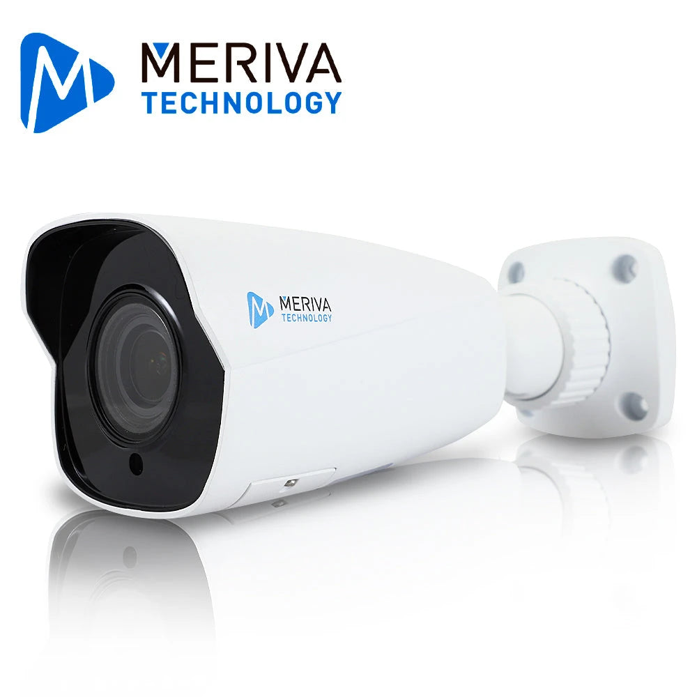 CAMARA IP BULLET MERIVA TECHNOLOGY MOB-E500Z / 5MP / H.265/ 3.6 - 12MM MOTORIZADO / 50M IR / SLOT MICRO SD / SALIDA BNC / CAMARA HIBRIDA / 1 ENTRADA AUDIO / FACE-RECOGNITION / MIA INTEGRADO / IP67 / METALICA / POE / 12VDC-Cámaras IP-MERIVA TECHNOLOGY-Bsai Seguridad & Controles