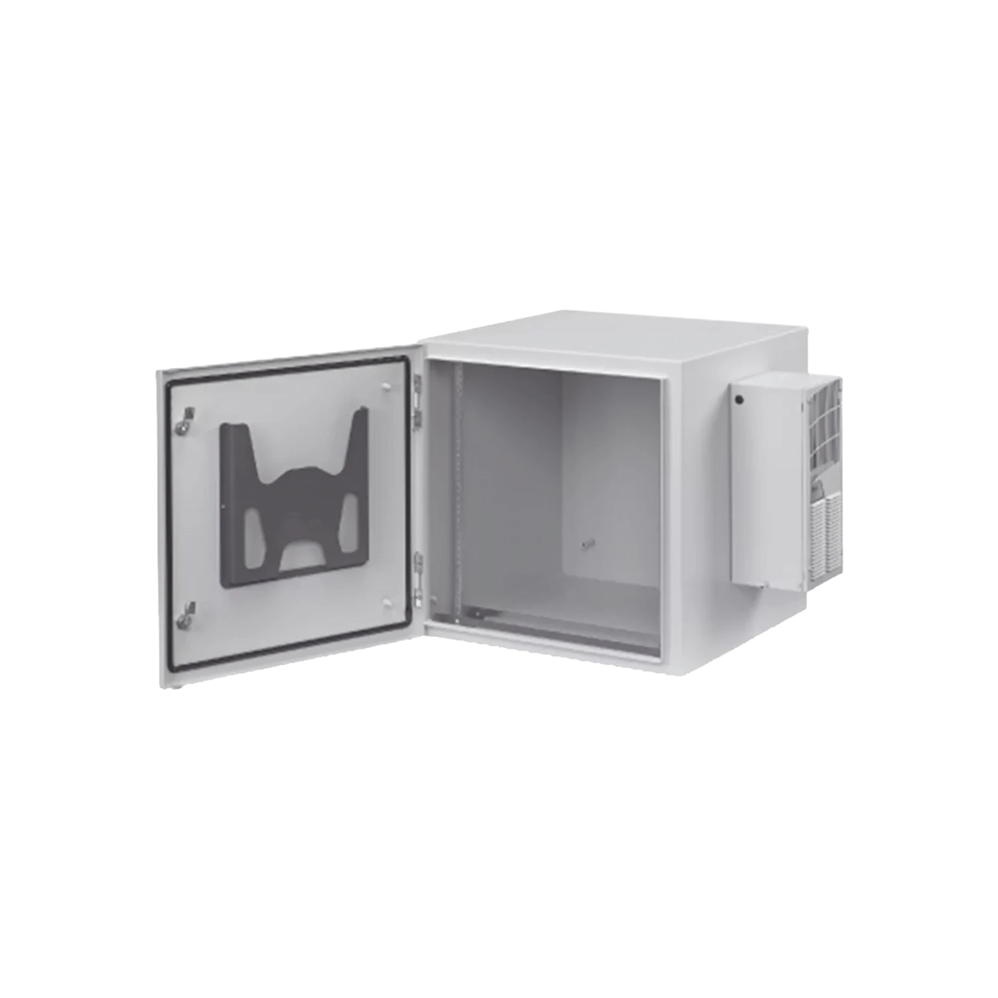GABINETE INDUSTRIAL PROTEK DE PUERTA SÓLIDA, PROTECCIÓN NEMA TIPO 4/12; IP66, FABRICADO EN ACERO, 19 UR, COLOR GRIS CLARO-Racks y Gabinetes-HOFFMAN-Bsai Seguridad & Controles