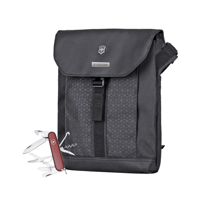 PAQUETE VICTORINOX DE MOCHILA ADVENTURE TRAVELER DELUXE Y NAVAJA CLIMBER DE 14 FUNCIONES.-Herramientas-VICTORINOX-13703T7U-Bsai Seguridad & Controles