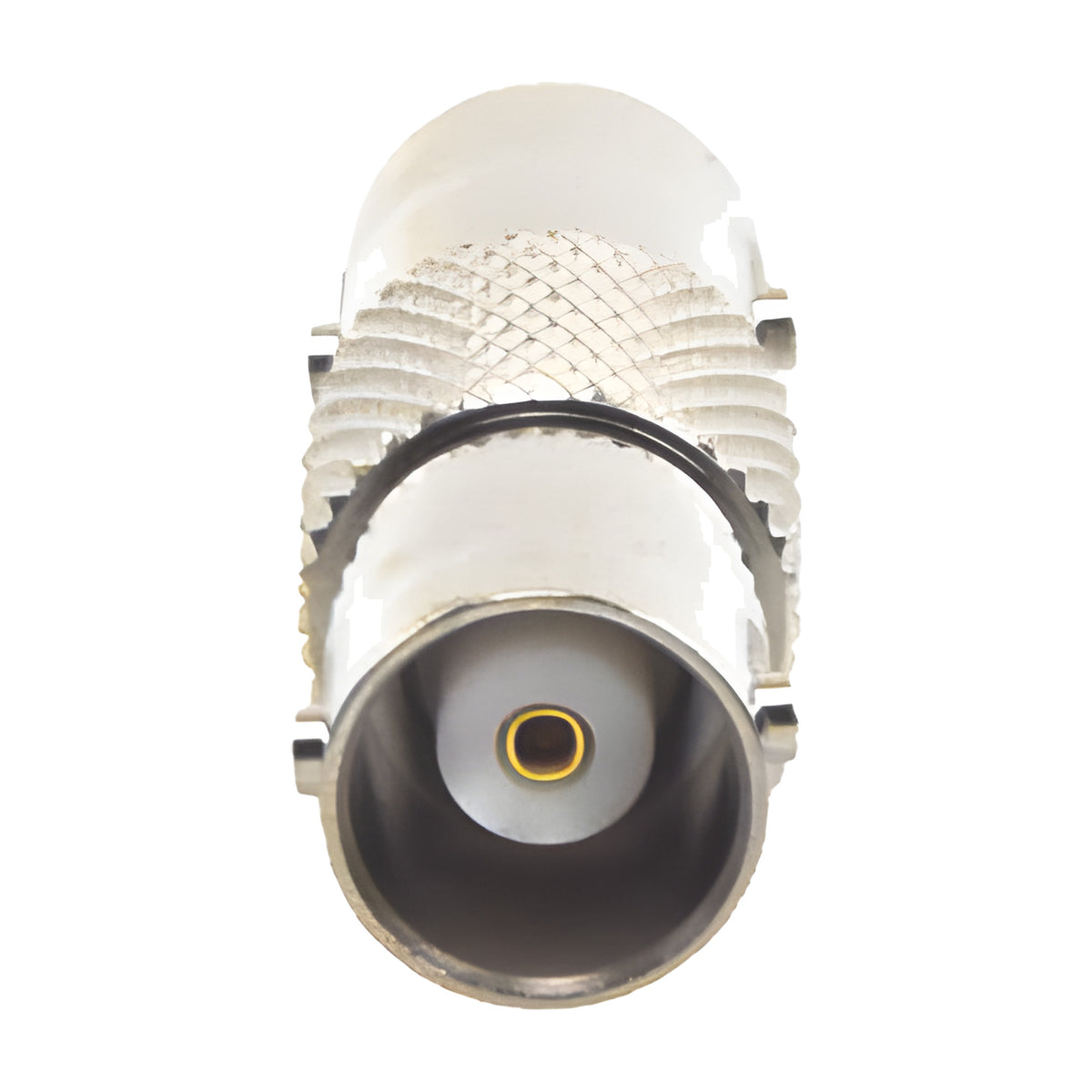 ADAPTADOR BARRIL / BNC HEMBRA A BNC HEMBRA / 50 OHM / NÍQUEL-ORO-POLIPROPILENO / 35.5 MM (1.16 FT) [RFB-1134]