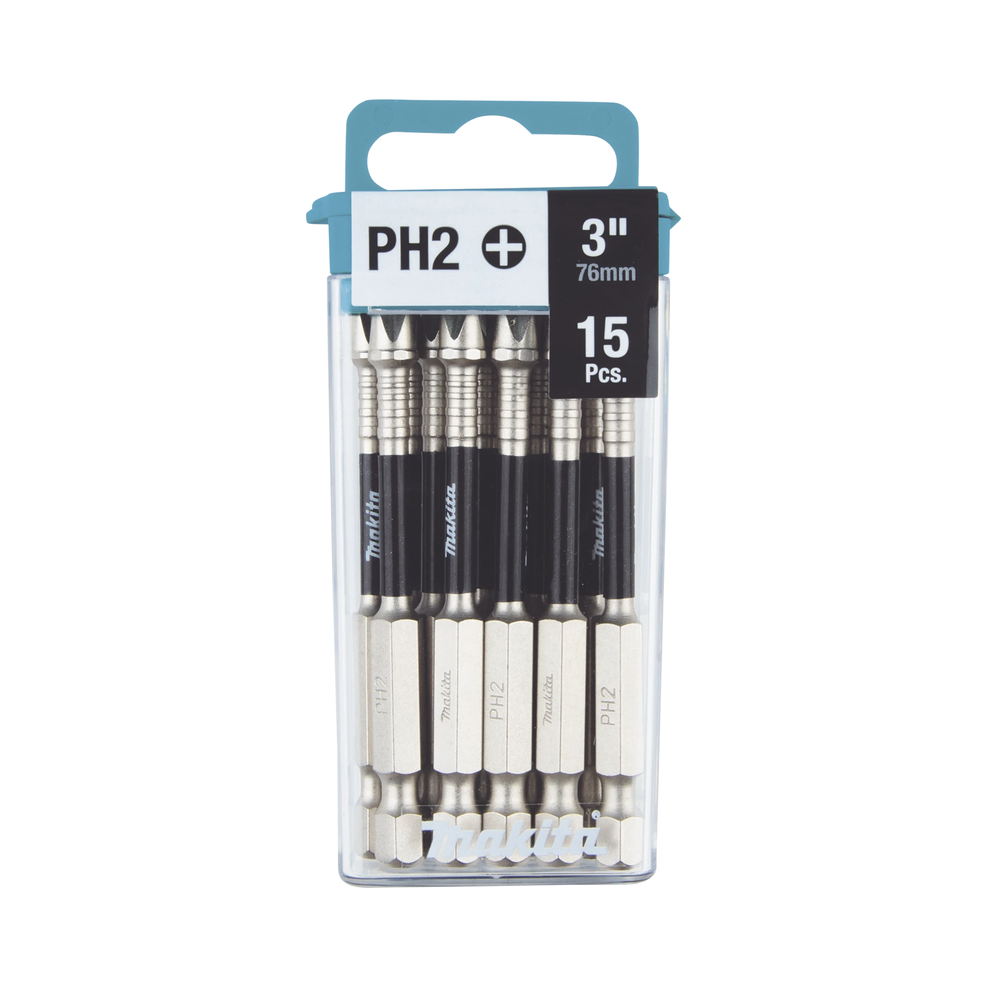 BROCA REFORZADA DE 3" PHILLIPS #2 IMPACT XPSÂ®, PAQ. C/15 PIEZAS-Herramientas-MAKITA-Bsai Seguridad & Controles