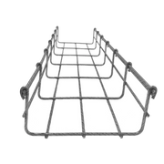 CHAROLA TIPO MALLA 66/150 MM BIMETÁLICA PARA INSTALACIÓN EN EXTERIOR O INTERIOR, EXTREMA RESISTENCIA Y DURABILIDAD. HASTA 157 CABLES CAT6 (TRAMO DE 3 METROS)-Charolas Tipo Malla-CHAROFIL-Bsai Seguridad & Controles