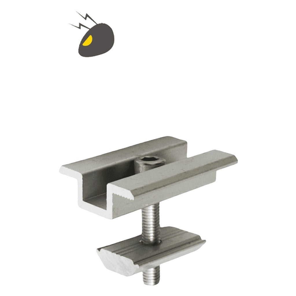 ANTAI ABRAZADERA - ABRAZADERA MEDIA 30 A 35 MM - MIDDLE CLAMP 30 A 35MM - ALUMINIO ANODIZADO DE ALTA RESISTENCIA - ANTAI SOLAR [ATI2040006]