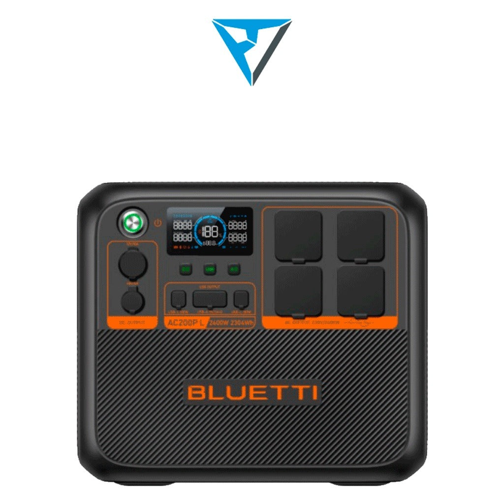 BLUETTI AC200PL - ESTACIÓN DE ENERGÍA PORTÁTIL / 2400 W - 2304 WH / TECNOLOGÍA LIFEPO4 / 3500 CICLOS / MODO POWER LIFTING / CARGA MEDIANTE PANEL SOLAR [BLT2030005]