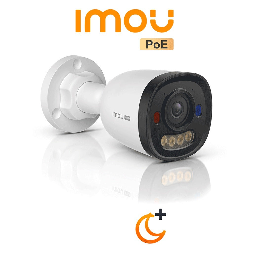 IMOU POE IPC-PU3EN-6T0 - CÁMARA BULLET IP DE 6 MEGAPIXELES/ LENTE FIJA 2.8MM/ AURORA SMART COLOR/ ILUMINACIÓN 30 MTS/ AUDIO BIDIRECCIONAL/ DETECCIÓN DE PERSONAS Y VEHÍCULOS/ SOPORTA MICROSD 512GB/ AOR MODE / POE/ IP67/ H.265 [IMO0310005]