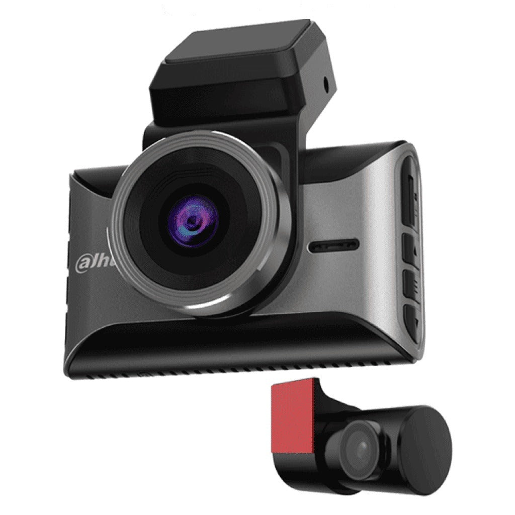 DAHUA S10 - DASHCAM, EQUIPADA CON 2 CÁMARAS: FRONTAL (4K) Y TRASERA (1080P), PANTALLA DE 3", SOPORTA ADAS, EQUIPADA CON WI-FI AP Y SENSOR G, CAPACIDAD DE MICROSD HASTA 256 GB, MICRÓFONO Y ALTAVOZ INTEGRADOS [DHT0390034]