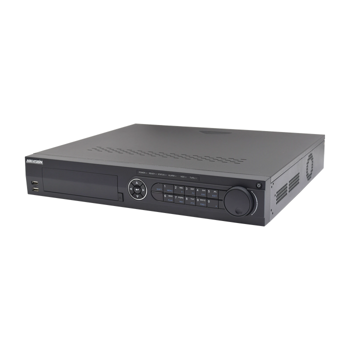 DVR 4 MEGAPIXEL / 16 CANALES TURBOHD + 8 CANALES IP / 4 BAHÍAS DE DISCO DURO / 4 CANALES DE AUDIO / VIDEOANALISIS / 16 ENTRADAS DE ALARMA-Cámaras-HIKVISION-IDS-7316HQHI-M4/S-Bsai Seguridad & Controles