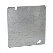 TAPA CUADRADA CIEGA DE ACERO GALVANIZADO DE 4 11/16.-Tuberia Metalica-RACO-Bsai Seguridad & Controles