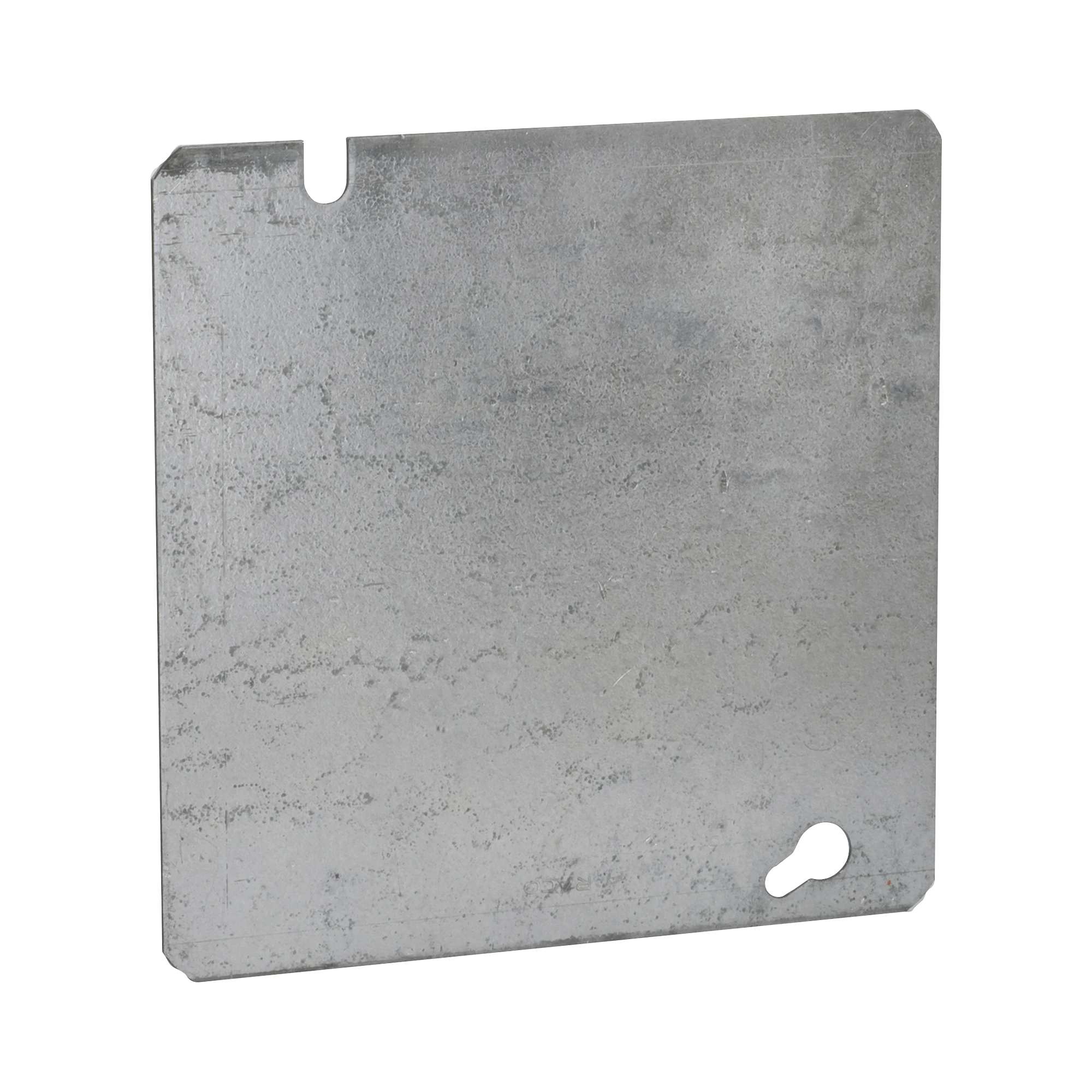 TAPA CUADRADA CIEGA DE ACERO GALVANIZADO DE 4 11/16.-Tuberia Metalica-RACO-Bsai Seguridad & Controles