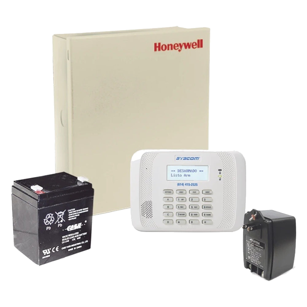 KIT DE PANELES DE ALARMA / 20 UNIDADES VISTA-48LA / BATERÍA Y TRANSFORMADOR INCLUIDOS / HASTA 48 ZONAS / 3 PARTICIONES