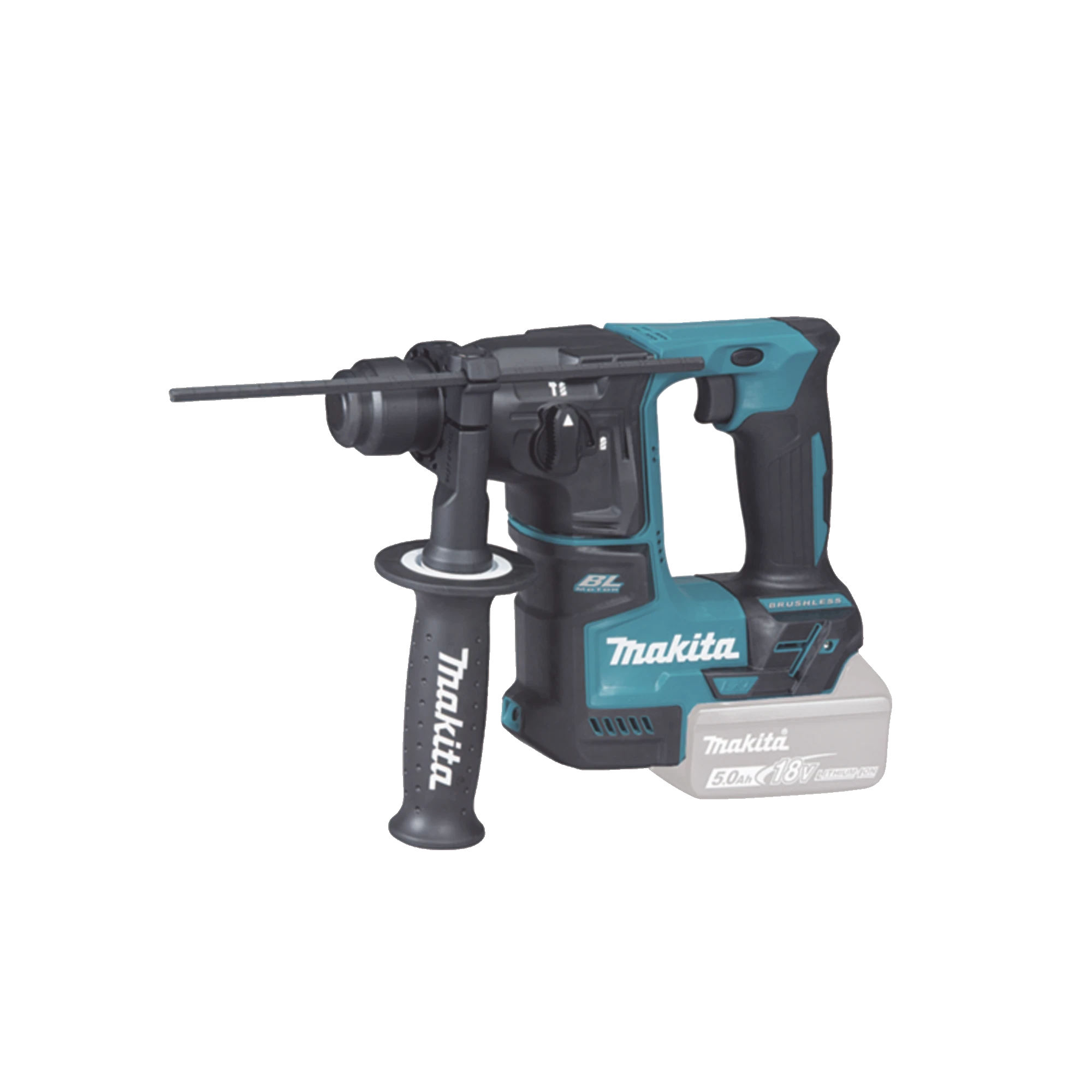 MARTILLO ROTATORIO INALÁMBRICO SIN ACCESORIOS, CARGADOR NI BATERÍA, 17 MM (11/16") MOTOR SIN CARBONES LXT DE 18V-Herramientas-MAKITA-Bsai Seguridad & Controles