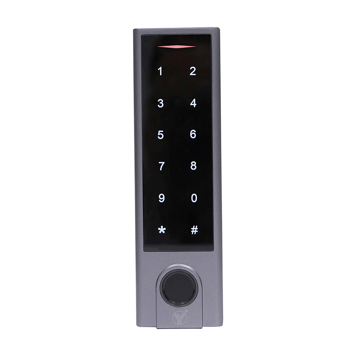 YLI YK1068A - TECLADO TOUCH PARA CONTROL DE ACCESO STANDALONE CON MÉTODOS DE VERIFICACIÓN POR HUELLA, TARJETAS ID O PASSWORD / SOPORTA EQUIPOS ESCLAVO POR PROTOCOLO WIEGAND / SEÑALES NC Y NO #ESM2024 [YLE0750004]