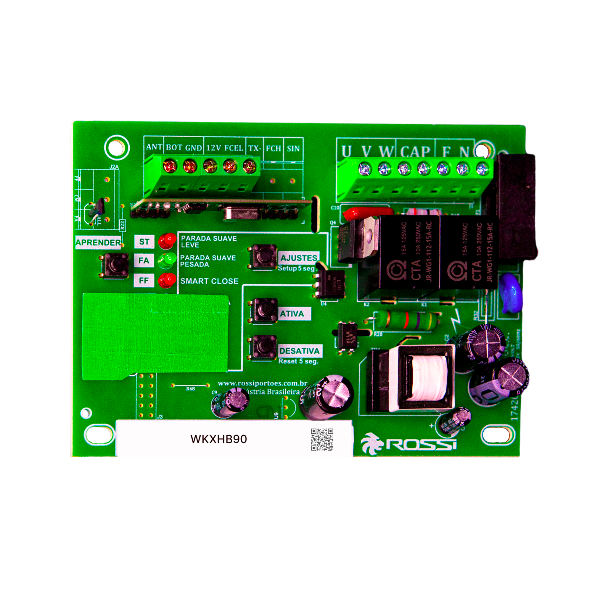 TARJETA ELECTRONICA NKXH30 433 MHZ (TURBO) / PARA MOTOR ROSSI E-15582