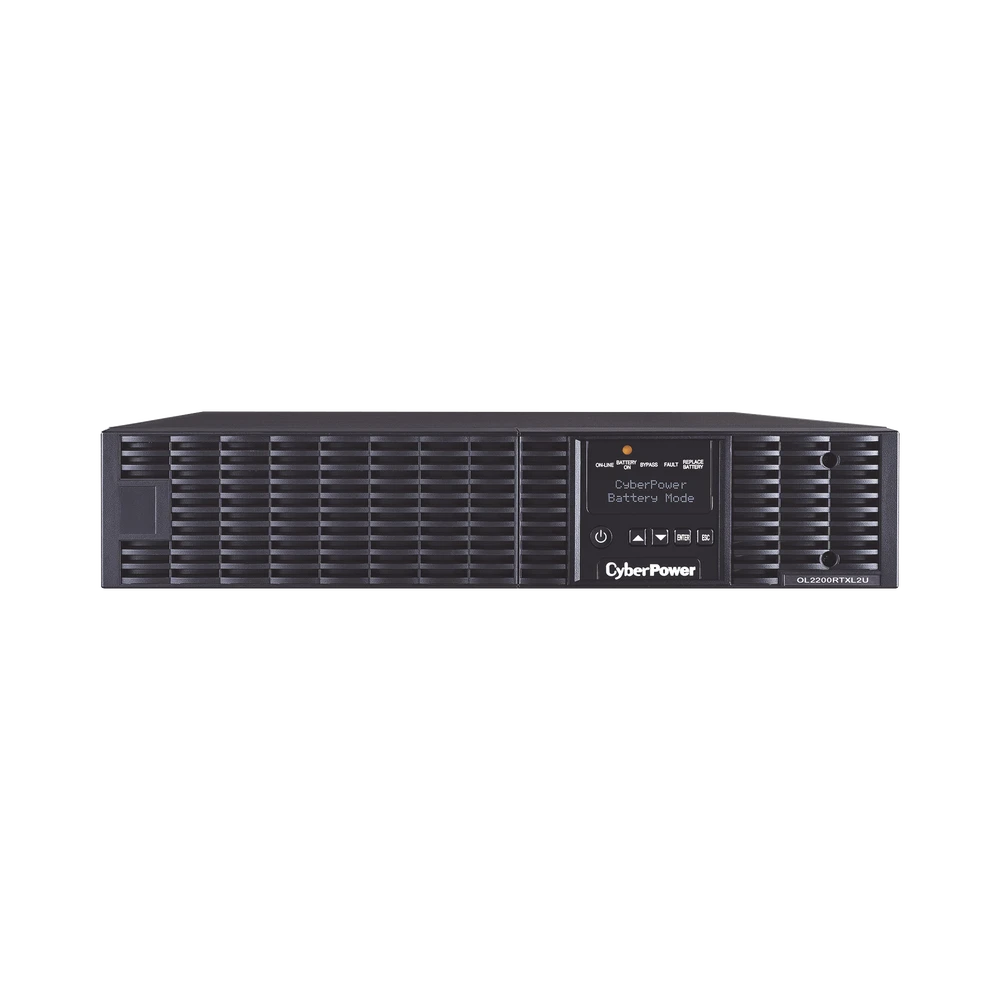 UPS DE 2200 VA/1800 W, ONLINE DOBLE CONVERSIÓN, ENTRADA 120 VCA NEMA 5-20P, ONDA SENOIDAL PURA, RACK O TORRE DE 2 UR, CON 6 NEMA 5-20R Y 1 NEMA L5-20R-Ups/No Break-CYBERPOWER-Bsai Seguridad & Controles