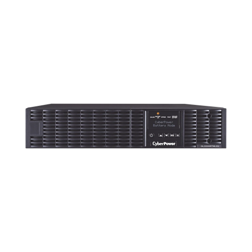 UPS DE 2200 VA/1800 W, ONLINE DOBLE CONVERSIÓN, ENTRADA 120 VCA NEMA 5-20P, ONDA SENOIDAL PURA, RACK O TORRE DE 2 UR, CON 6 NEMA 5-20R Y 1 NEMA L5-20R-Ups/No Break-CYBERPOWER-OL2200RTXL2U-Bsai Seguridad & Controles