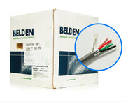 CABLE PARA SEGURIDAD Y SONIDO BELDEN 5302FE 008U1000/0081000 FORRO PVC GRIS CMR RISER 4C/18AWG 4 CONDUCTORES CALIBRE 18 AWG MULTIFILAR 100% COBRE USO INTERIOR ESPECIAL PARA APLICACIONES SISTEMAS DE SEGURIDAD INTERCOMUNICADOR PA AUDIO ALTAVOZ CONTROLES ...-Cableado-BELDEN-Bsai Seguridad & Controles