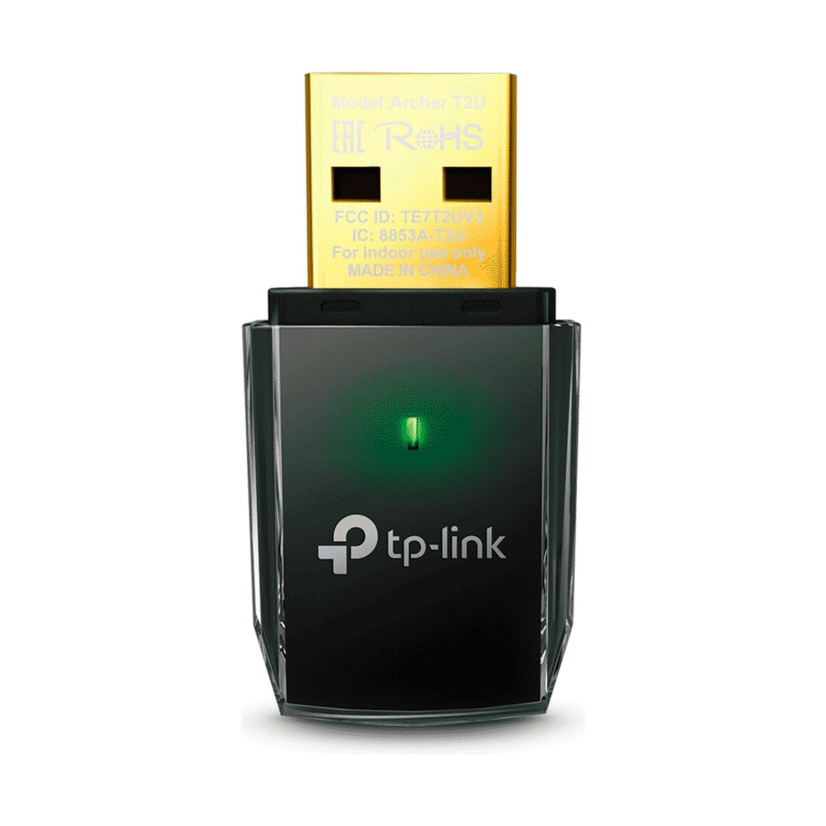 TP-LINK ARCHER T2U - ADAPTADOR USB INALÁMBRICO DOBLE BANDA AC 600 MBPS. [TPL6740009]