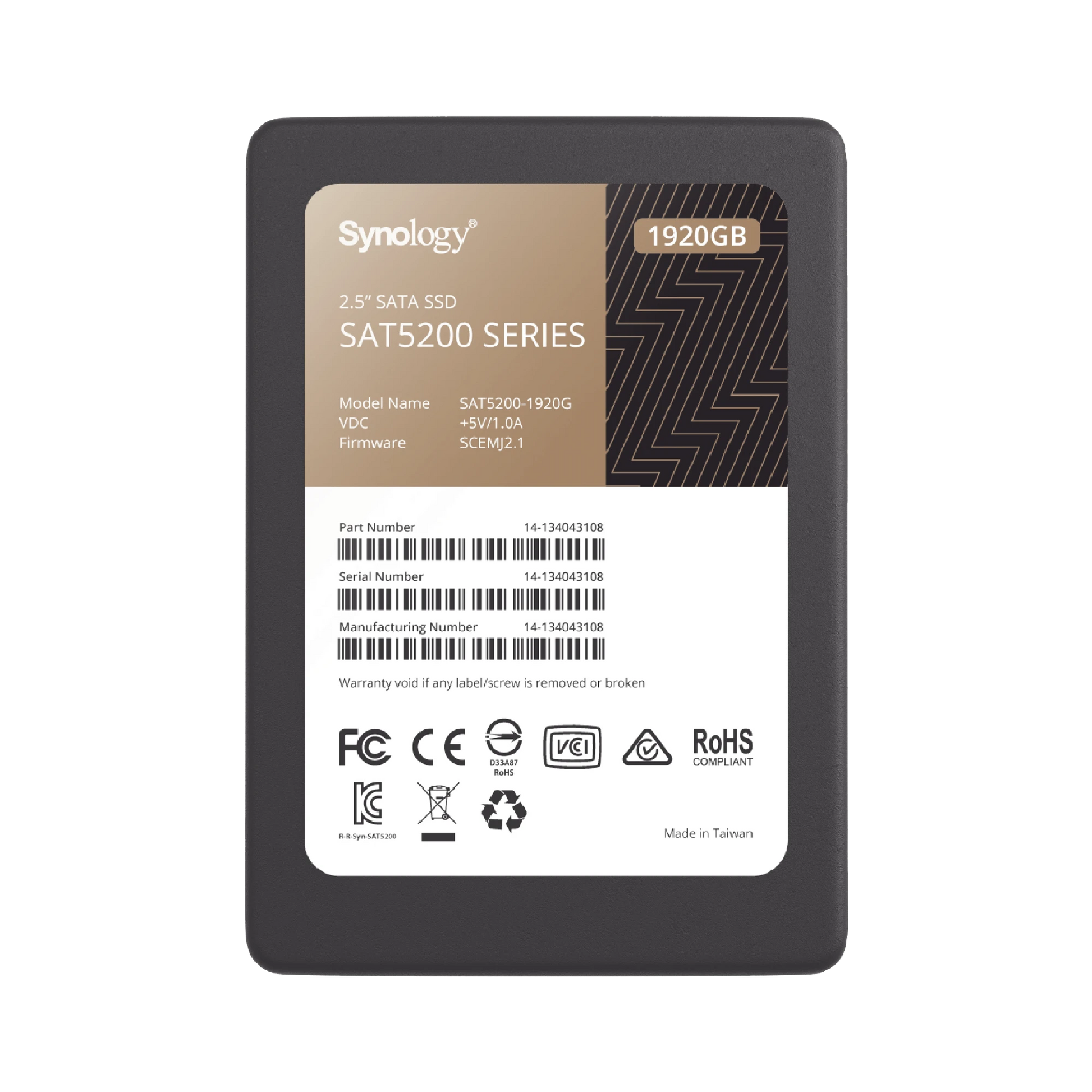 1920 GB SSD , DISEÑADA PARA SYNOLOGY NAS-Almacenamiento-SYNOLOGY-Bsai Seguridad & Controles