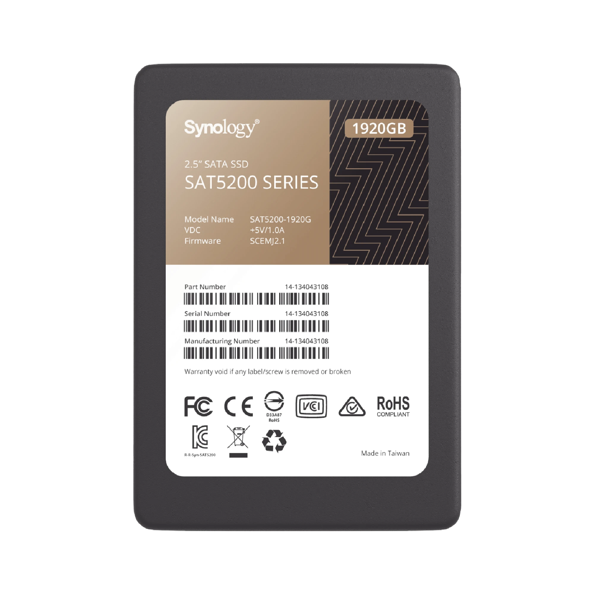 1920 GB SSD , DISEÑADA PARA SYNOLOGY NAS-Almacenamiento-SYNOLOGY-Bsai Seguridad & Controles
