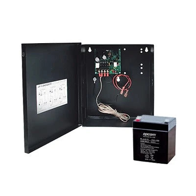 FUENTE DE 12 VCC/1A PARA CONTROL DE ACCESO CON BATERÍA INCLUIDA.-Fuentes de Alimentación-EPCOM POWERLINE-Bsai Seguridad & Controles